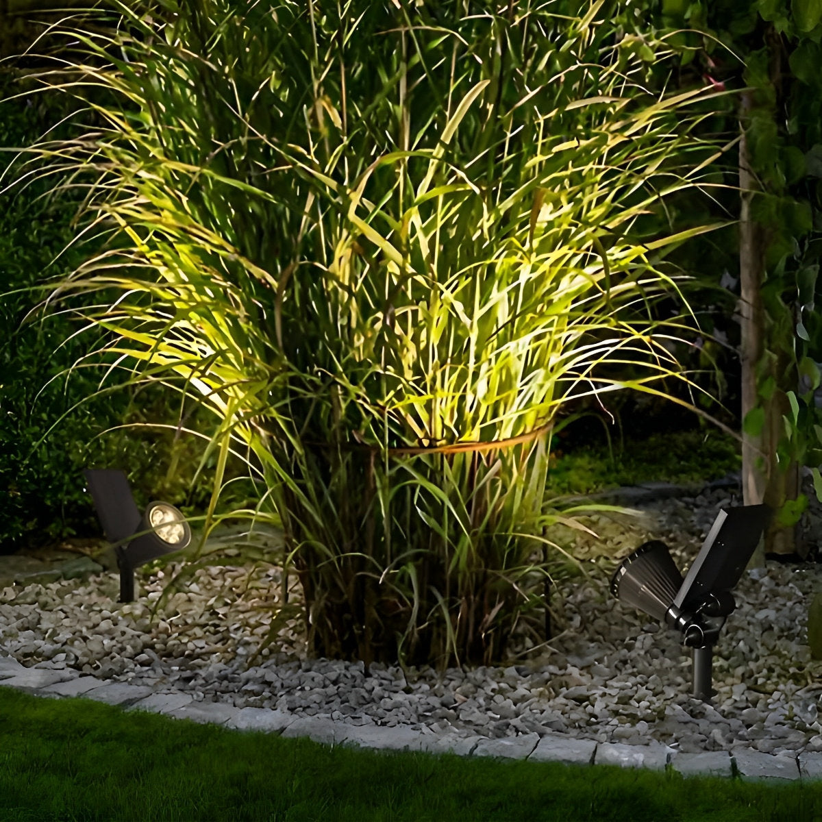 Waterproof LED Modern Solar Tree Spotlights Landscape Decor Lighting Lawn Light - Flyachilles