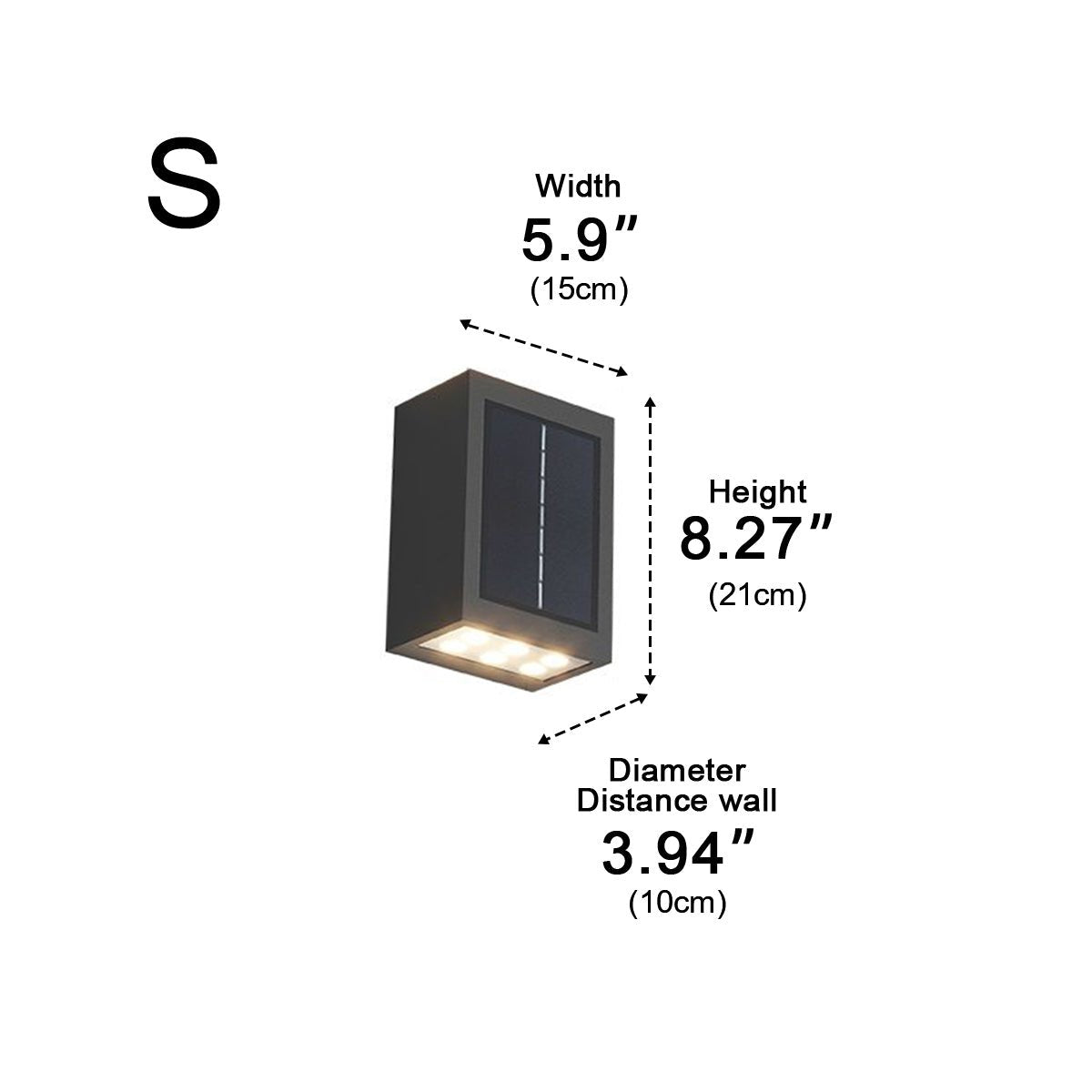 Waterproof LED Straight Wall Light - Flyachilles