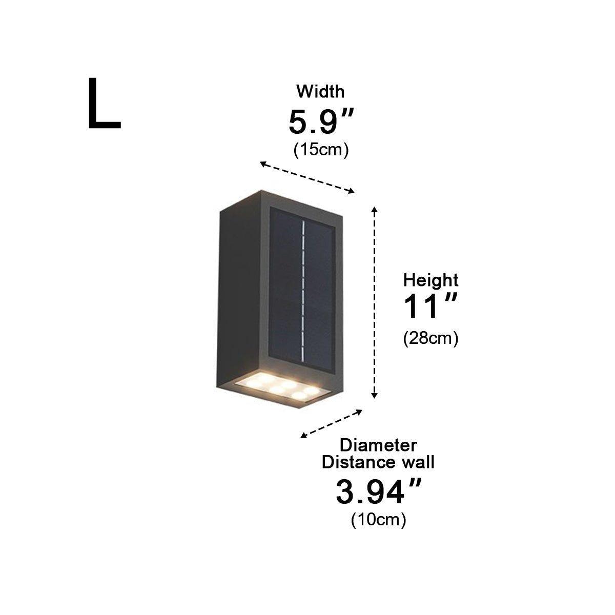 Waterproof LED Straight Wall Light - Flyachilles