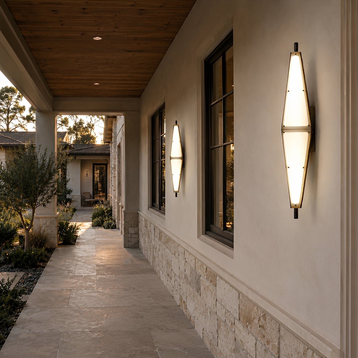 Waterproof Luxury Diamond Outdoor Wall Light - Flyachilles