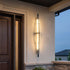 Waterproof Luxury Diamond Ribbed Glass Outdoor Wall Light - Flyachilles