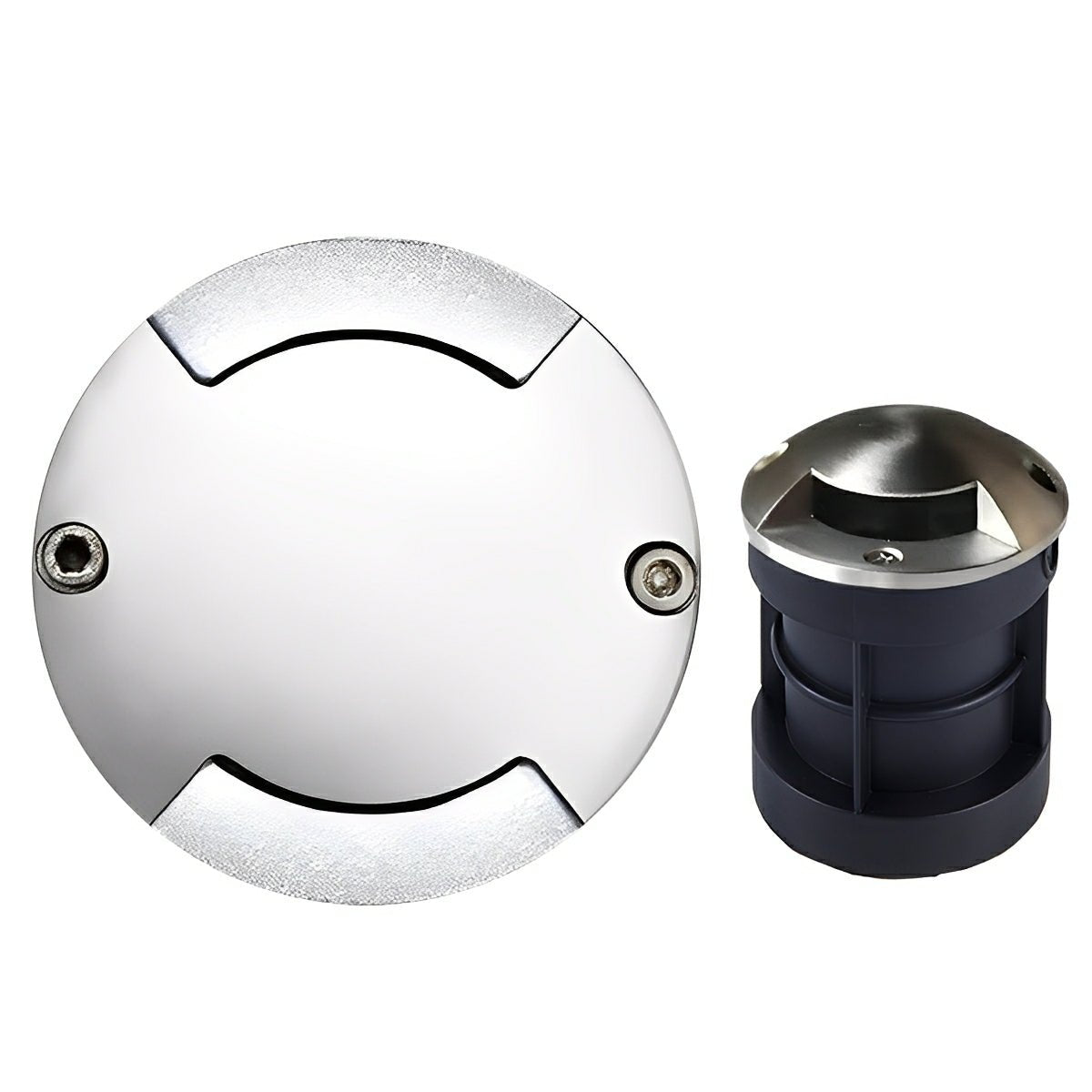 Waterproof Mdern Round LED Outdoor Step Lights Deck Stair Lights - Flyachilles