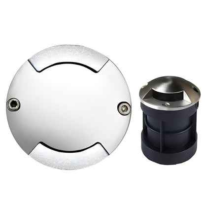 Waterproof Mdern Round LED Outdoor Step Lights Deck Stair Lights - Flyachilles