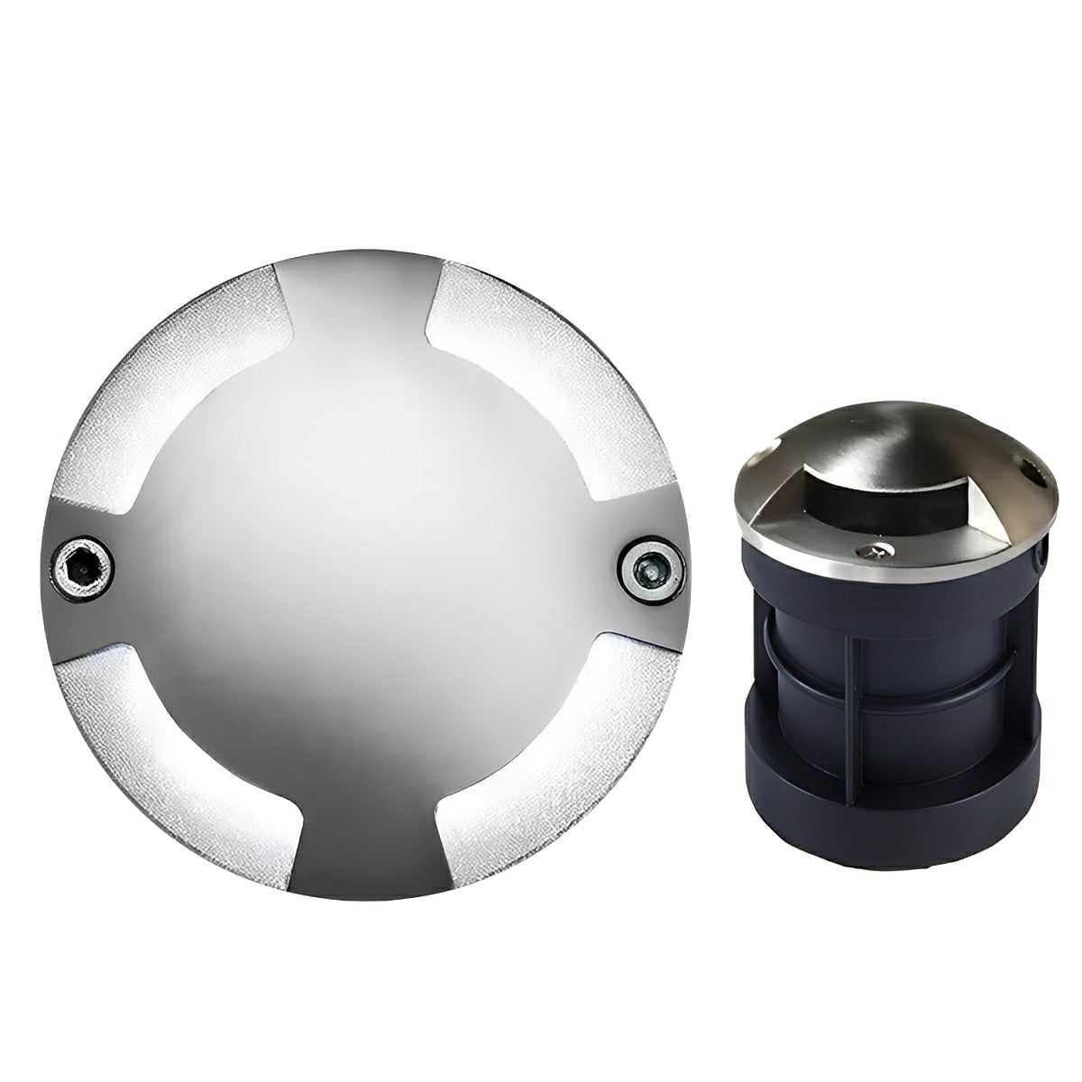 Waterproof Mdern Round LED Outdoor Step Lights Deck Stair Lights - Flyachilles