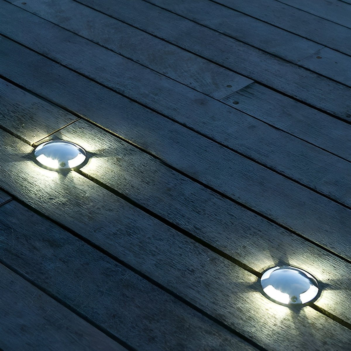 Waterproof Mdern Round LED Outdoor Step Lights Deck Stair Lights - Flyachilles