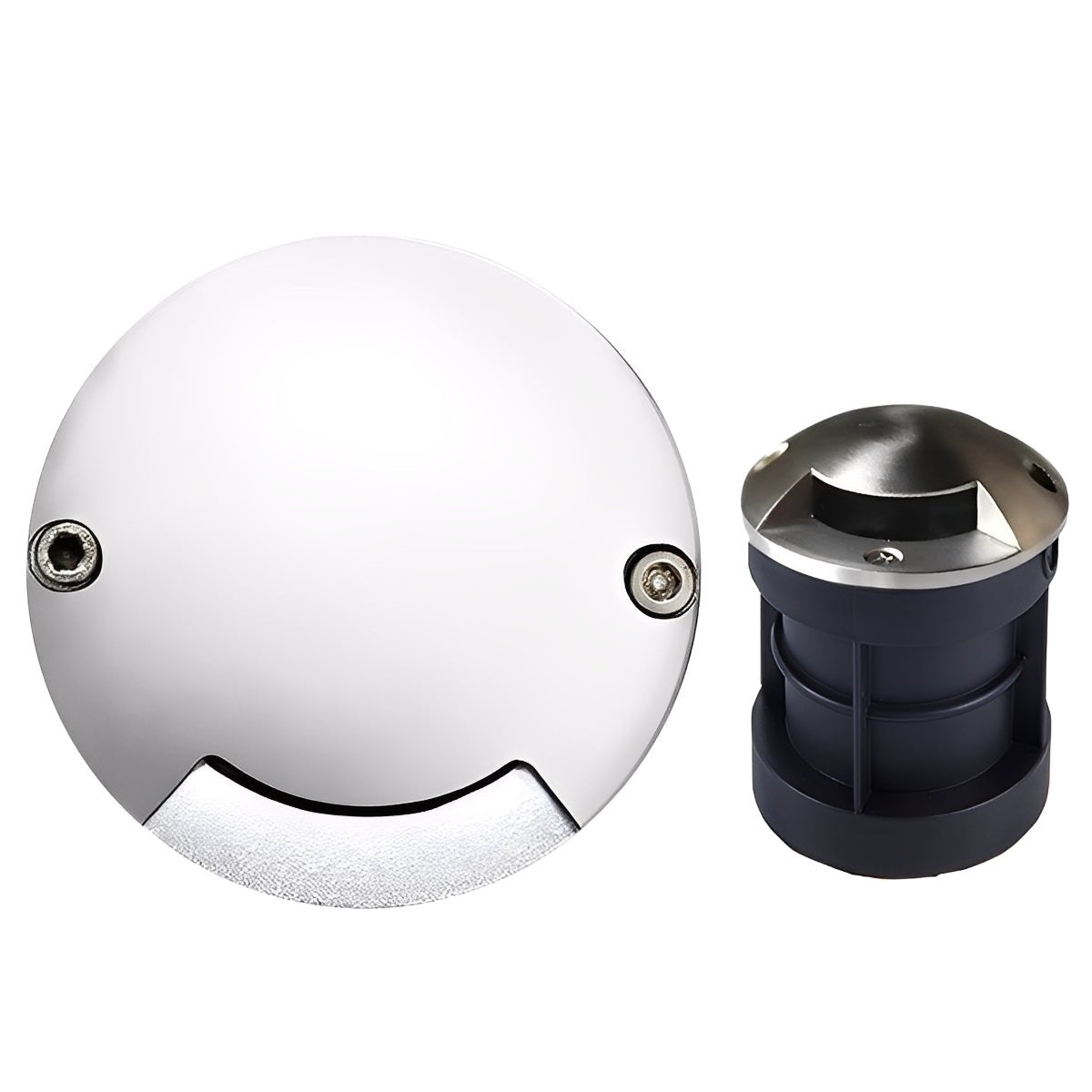 Waterproof Mdern Round LED Outdoor Step Lights Deck Stair Lights - Flyachilles