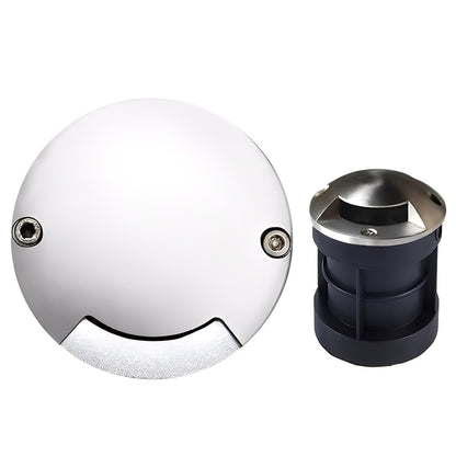 Waterproof Mdern Round LED Outdoor Step Lights Deck Stair Lights - Flyachilles