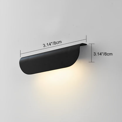 Waterproof Minimalist Arc - shaped LED Outdoor Wall Sconces - Flyachilles