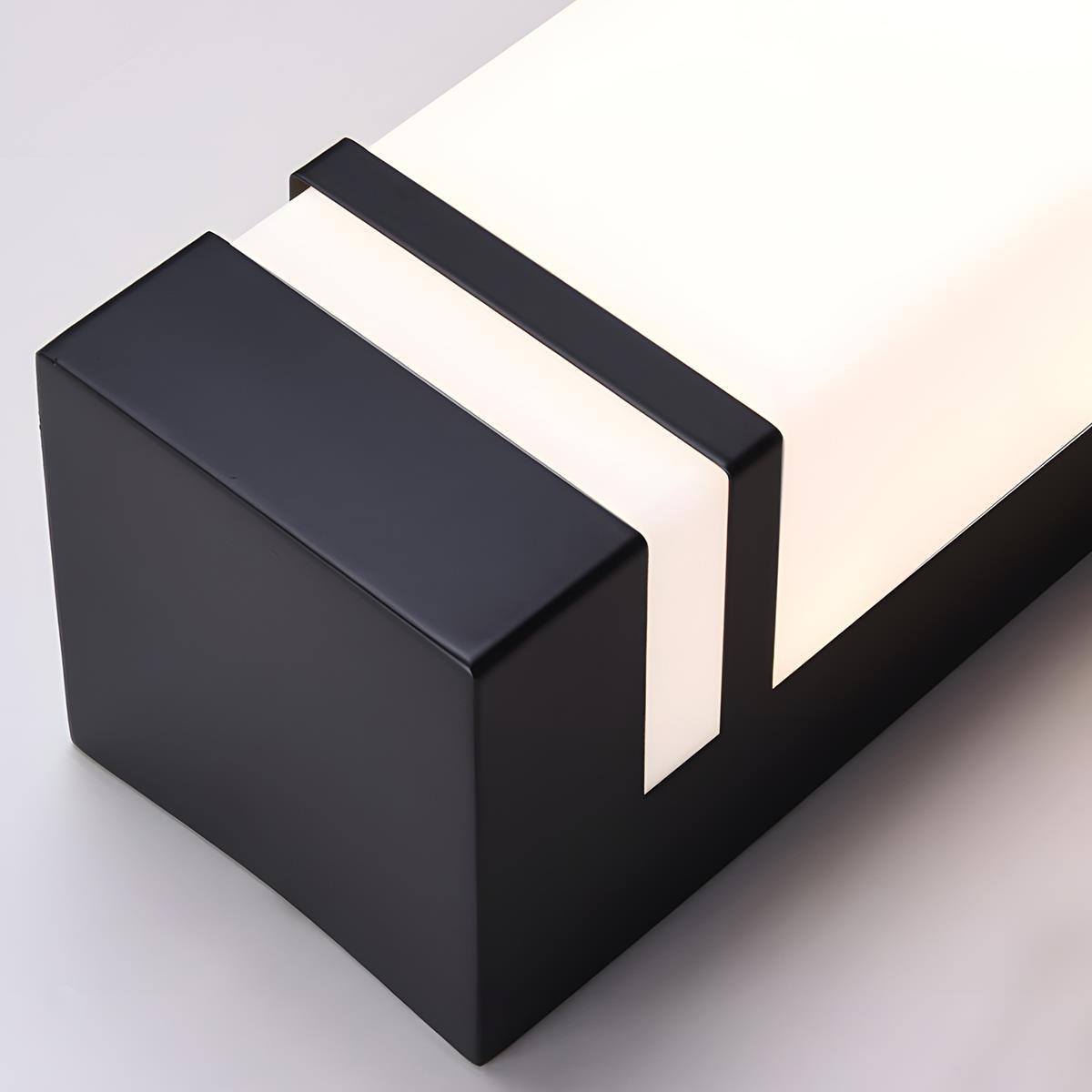 Waterproof Minimalist Rectangle LED Outdoor Wall Sconces Lighting Porch ...