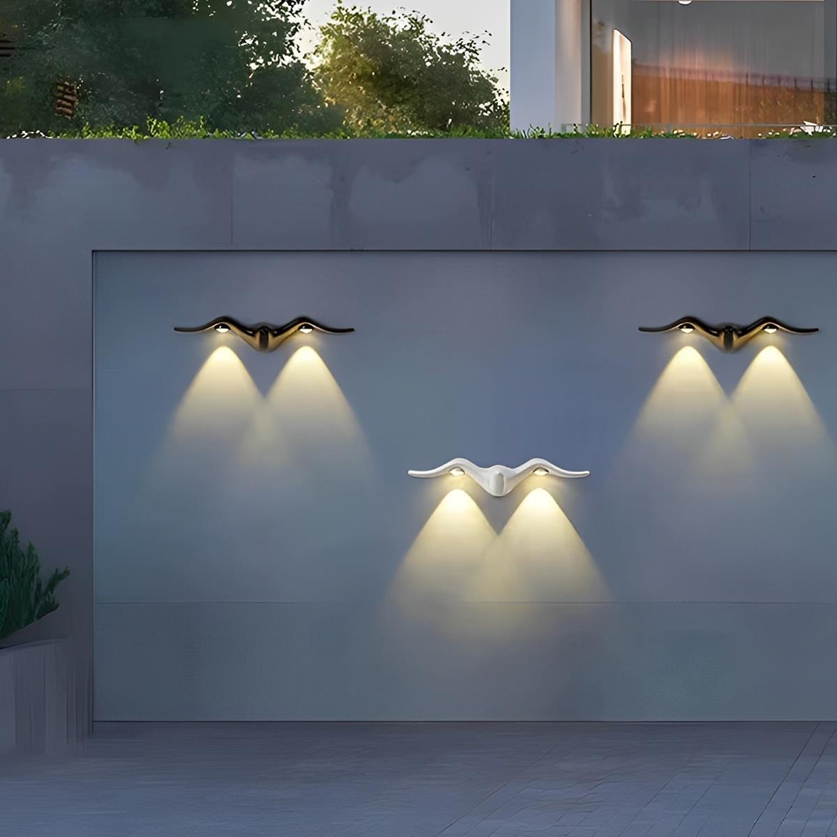 Waterproof Modern Animal Shape Outdoor LED Wall Lights - Flyachilles