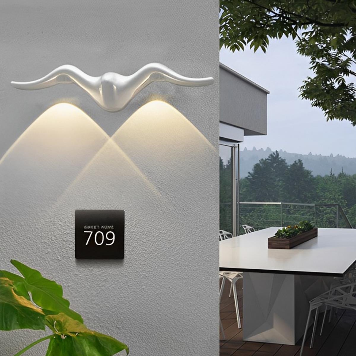 Waterproof Modern Animal Shape Outdoor LED Wall Lights - Flyachilles