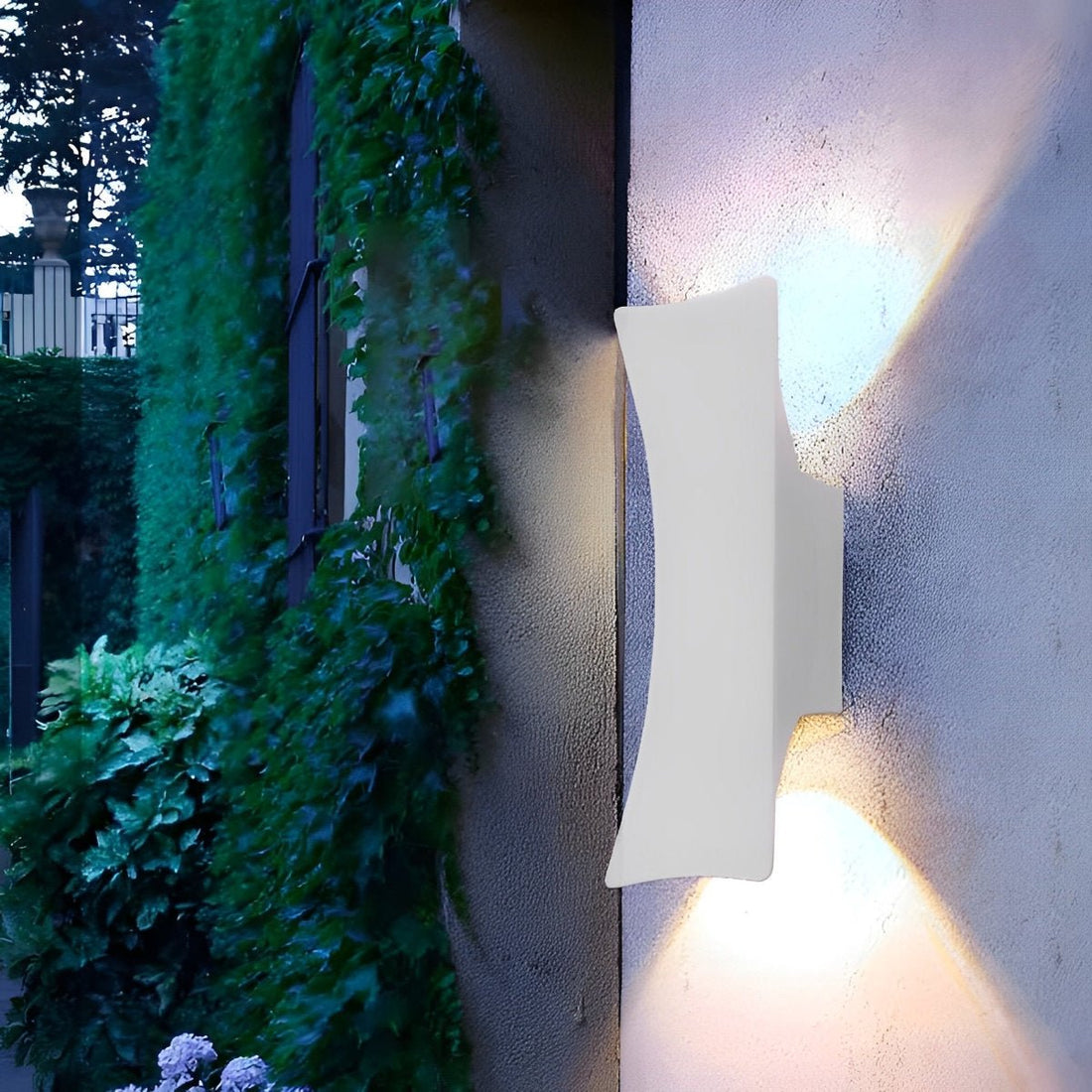 Waterproof Modern Arc Up and Down Outdoor Wall Light - Flyachilles