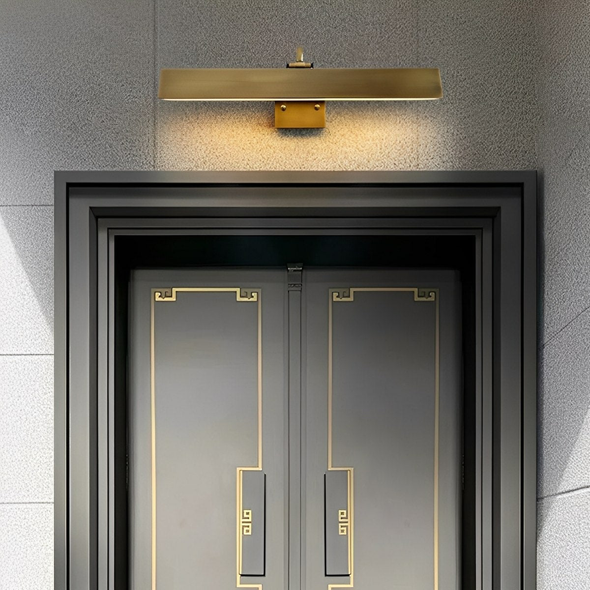Waterproof Modern Copper Long Strip Outdoor Porch LED Wall Lights - Flyachilles