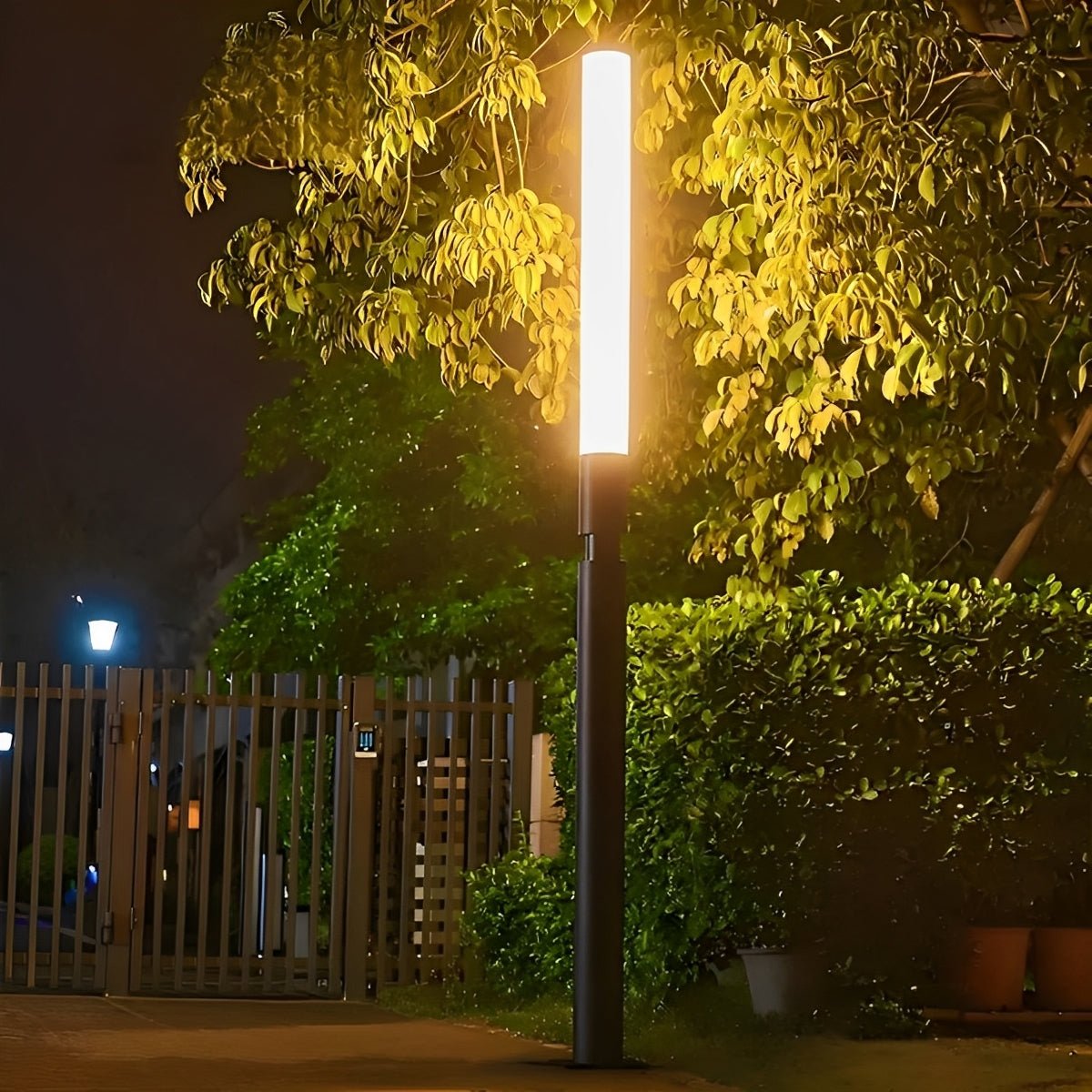 Waterproof Modern Cylinder Long Barrel Column Post Lights Pillar Lights - Flyachilles