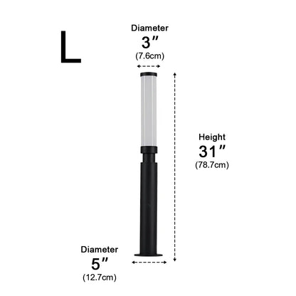 Waterproof Modern Cylinder Long Barrel Column Post Lights Pillar Lights - Flyachilles
