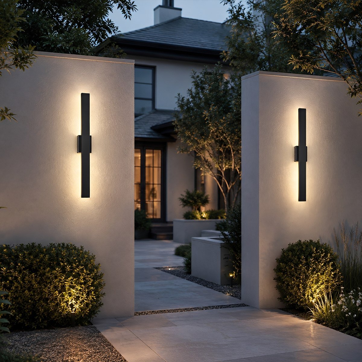Waterproof Modern Dimmable Linear LED Outdoor Wall Light - Flyachilles