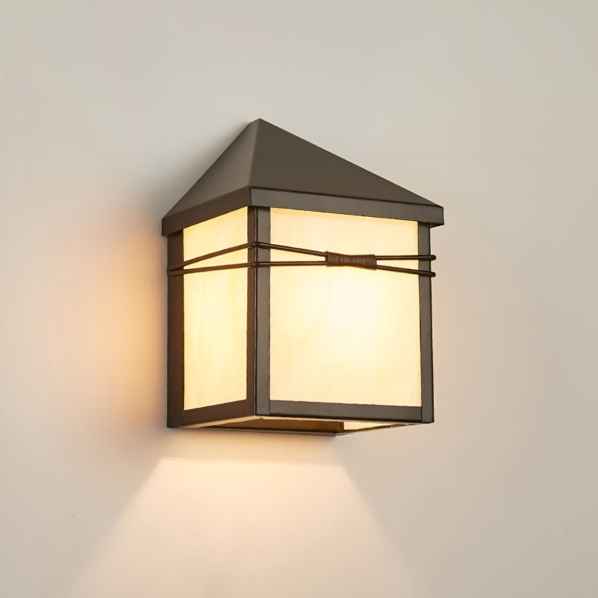 Waterproof Modern Farmhouse House Shape Outdoor LED Porch Wall Lights - Flyachilles