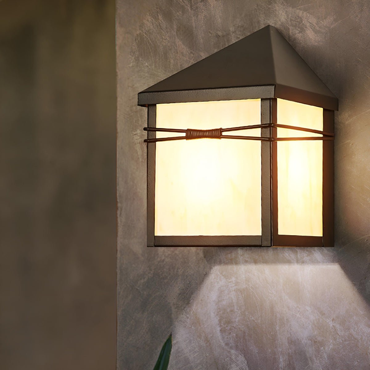Waterproof Modern Farmhouse House Shape Outdoor LED Porch Wall Lights - Flyachilles