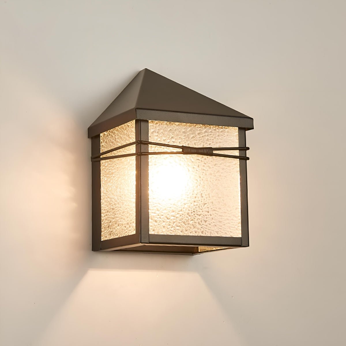 Waterproof Modern Farmhouse House Shape Outdoor LED Porch Wall Lights - Flyachilles