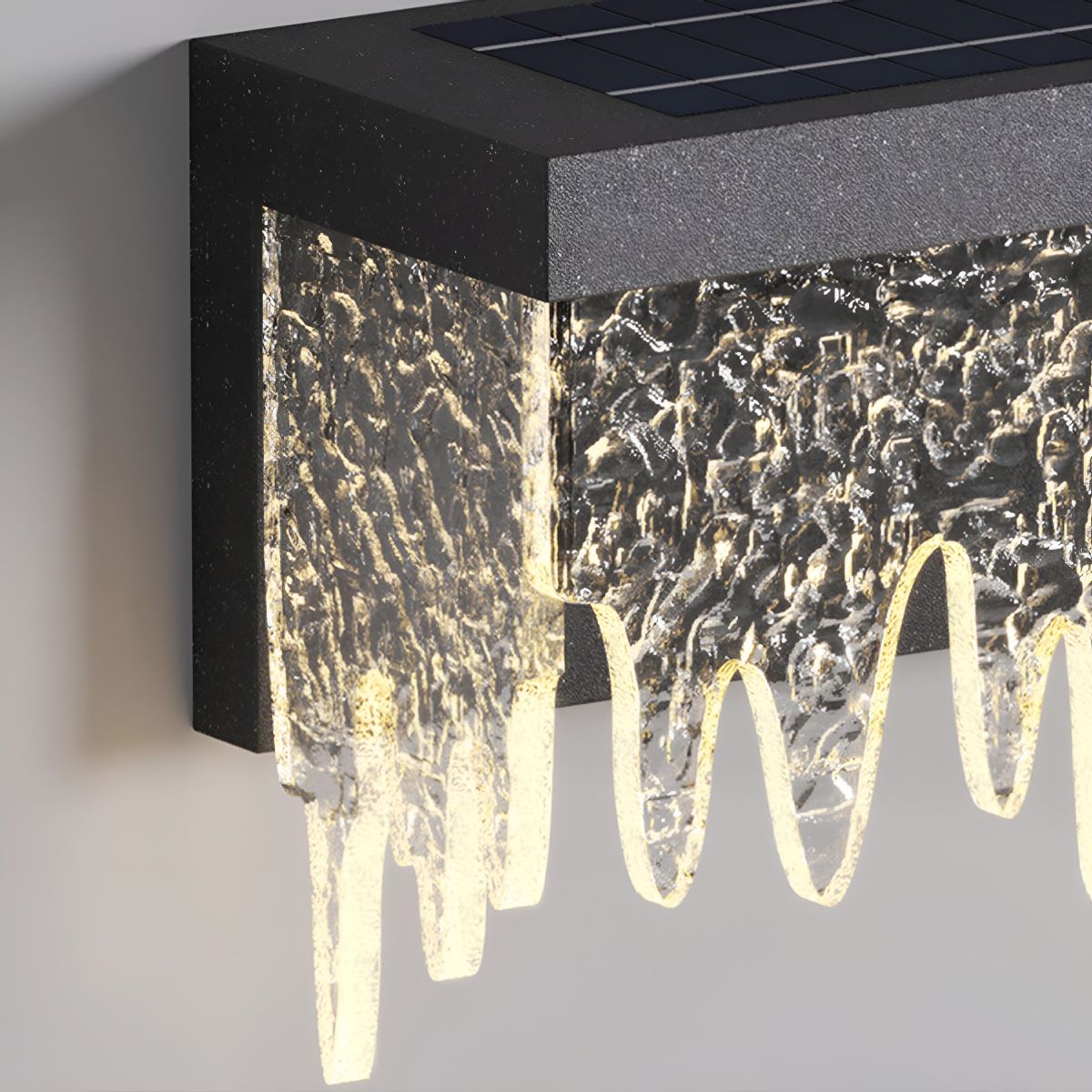 Waterproof Modern Farmhouse Waterfall Outdoor Porch LED Wall Lights - Flyachilles
