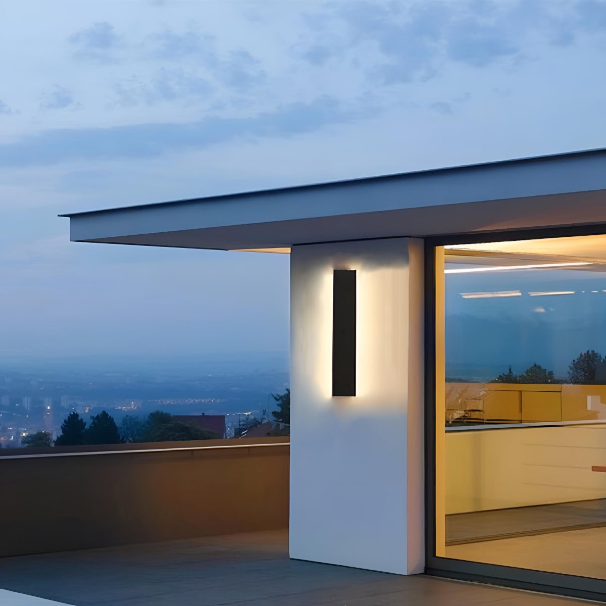 Waterproof Modern LED Long Strip Outdoor Wall Porch Lights - Flyachilles