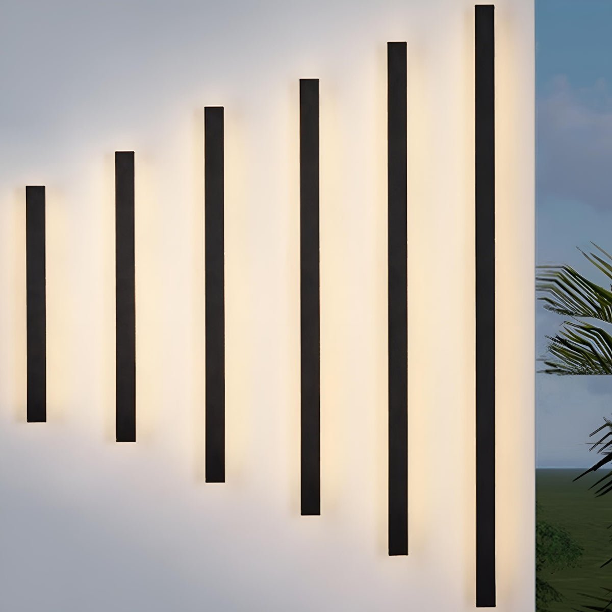 Waterproof Modern LED Long Strip Outdoor Wall Porch Lights - Flyachilles