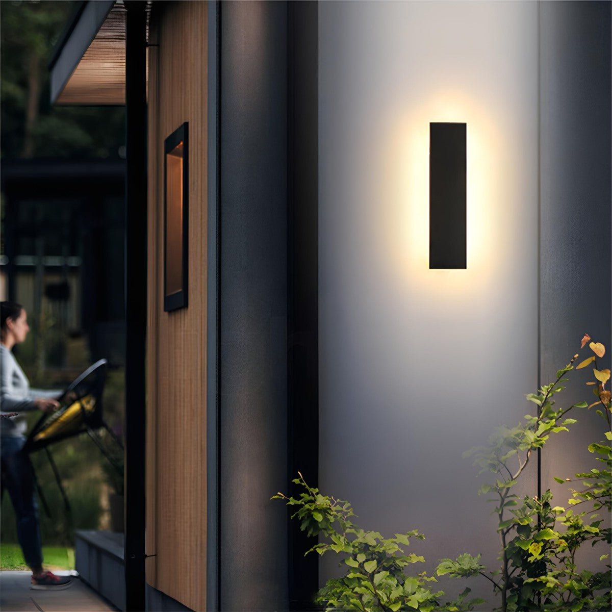 Waterproof Modern LED Long Strip Outdoor Wall Porch Lights - Flyachilles