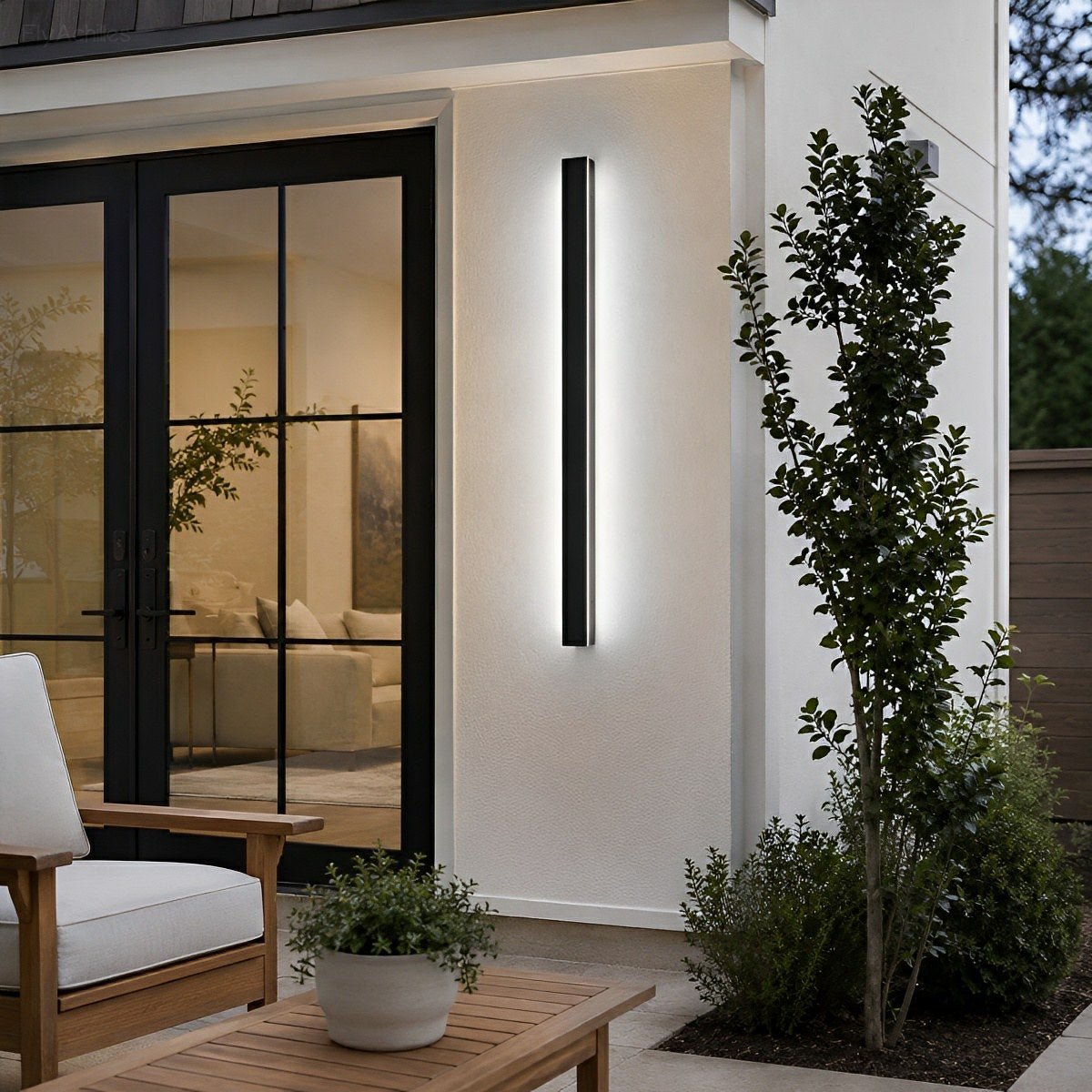 Waterproof Modern LED Long Strip Outdoor Wall Porch Lights - Flyachilles