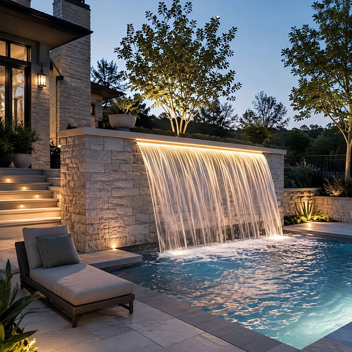 Waterproof Modern LED Outdoor Wall Washer Light IP68 Landscape Lighting - Flyachilles