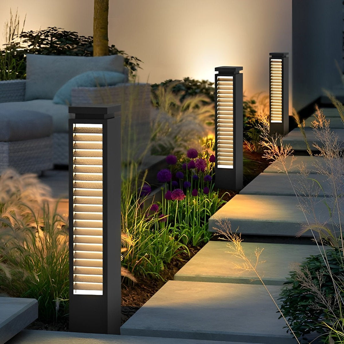 Waterproof Modern LED Path Lights Outdoor Post Lights - Flyachilles