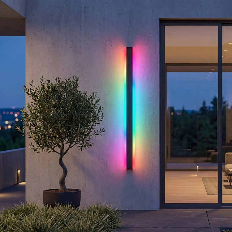 Waterproof Modern LED RGB Long Strip Outdoor Wall Light - Flyachilles