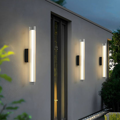 Waterproof Modern Light Tube Shape Outdoor Porch LED Wall Lights - Flyachilles