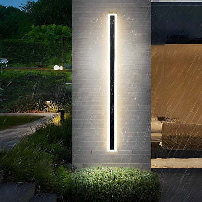 Waterproof Modern Long Strip Outdoor Wall Sconce Lighting - Flyachilles