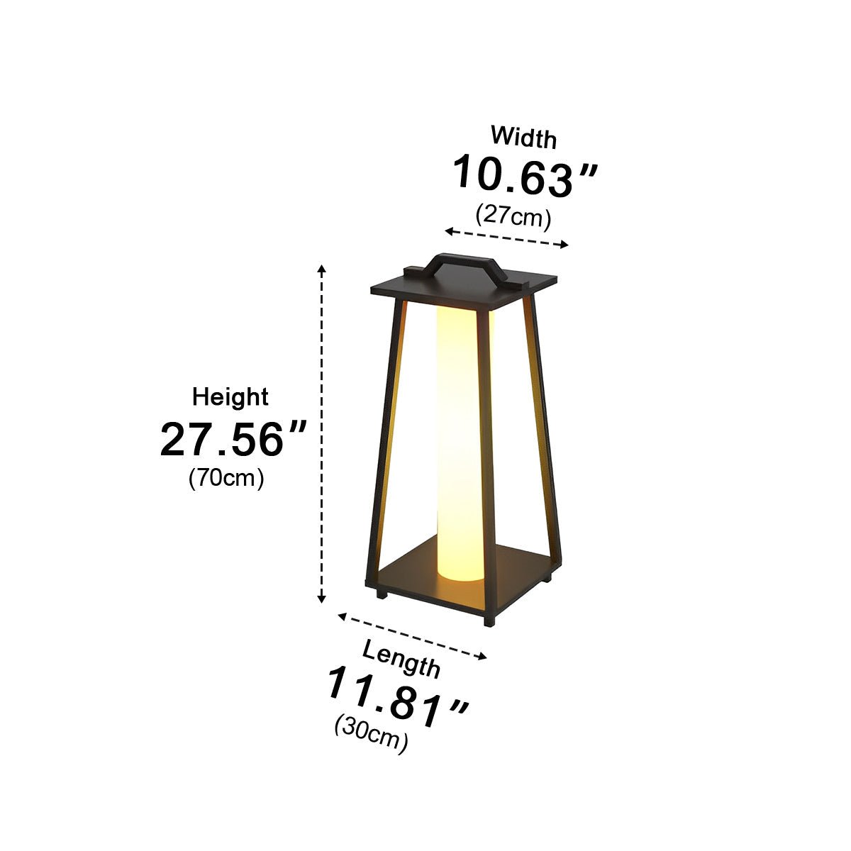 Waterproof Modern Minimalist Geometric LED Outdoor Floor Lamp - Flyachilles