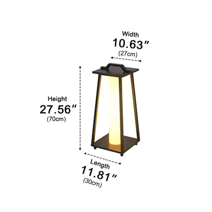 Waterproof Modern Minimalist Geometric LED Outdoor Floor Lamp - Flyachilles