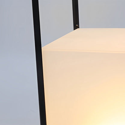 Waterproof Modern Minimalist Stainless Steel Rectangular LED Outdoor Floor Lamp - Flyachilles