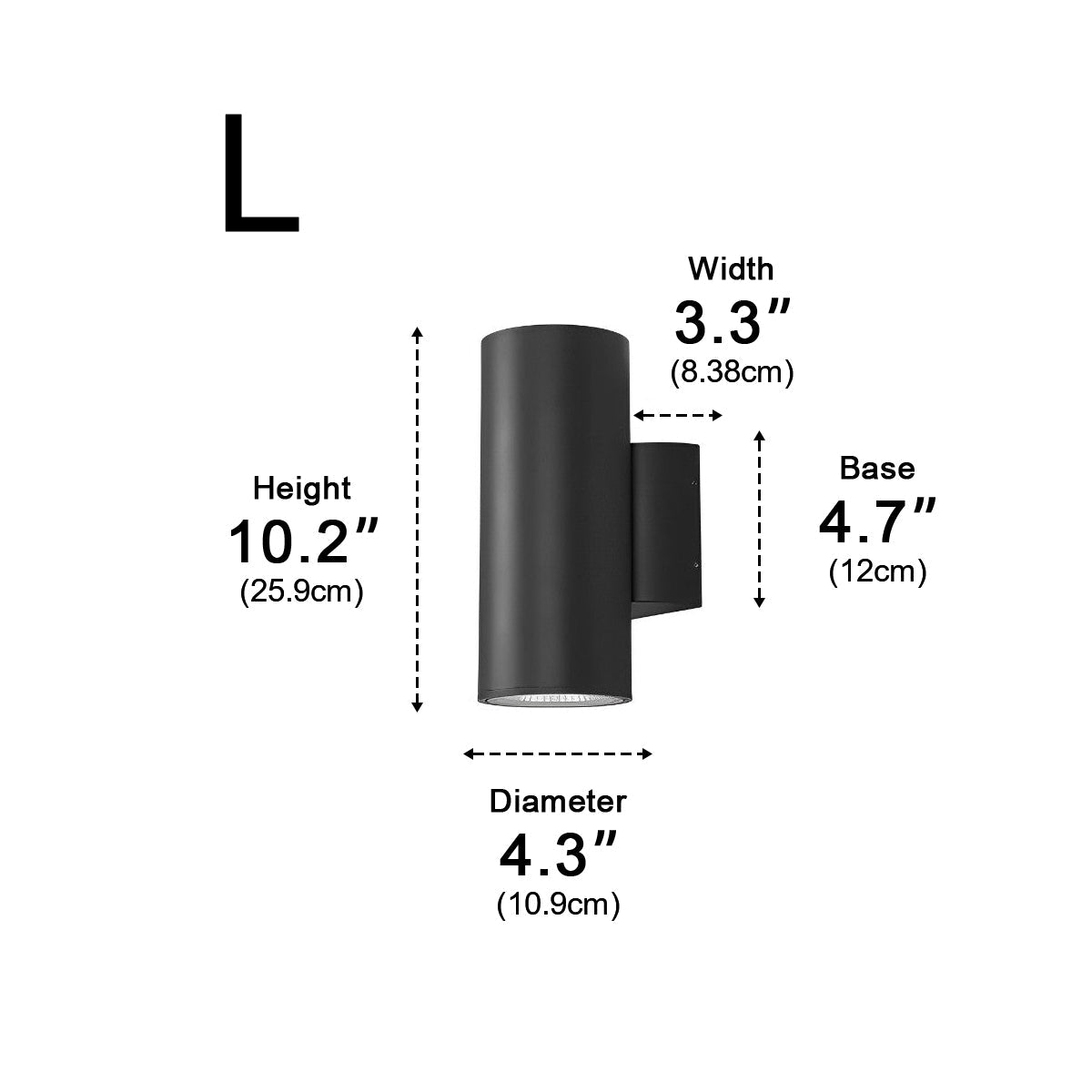 Waterproof Modern Minimalist Wall Light Glass LED Outdoor Interior Downlight - Flyachilles
