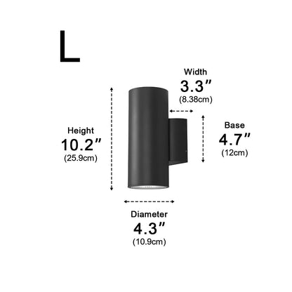 Waterproof Modern Minimalist Wall Light Glass LED Outdoor Interior Downlight - Flyachilles