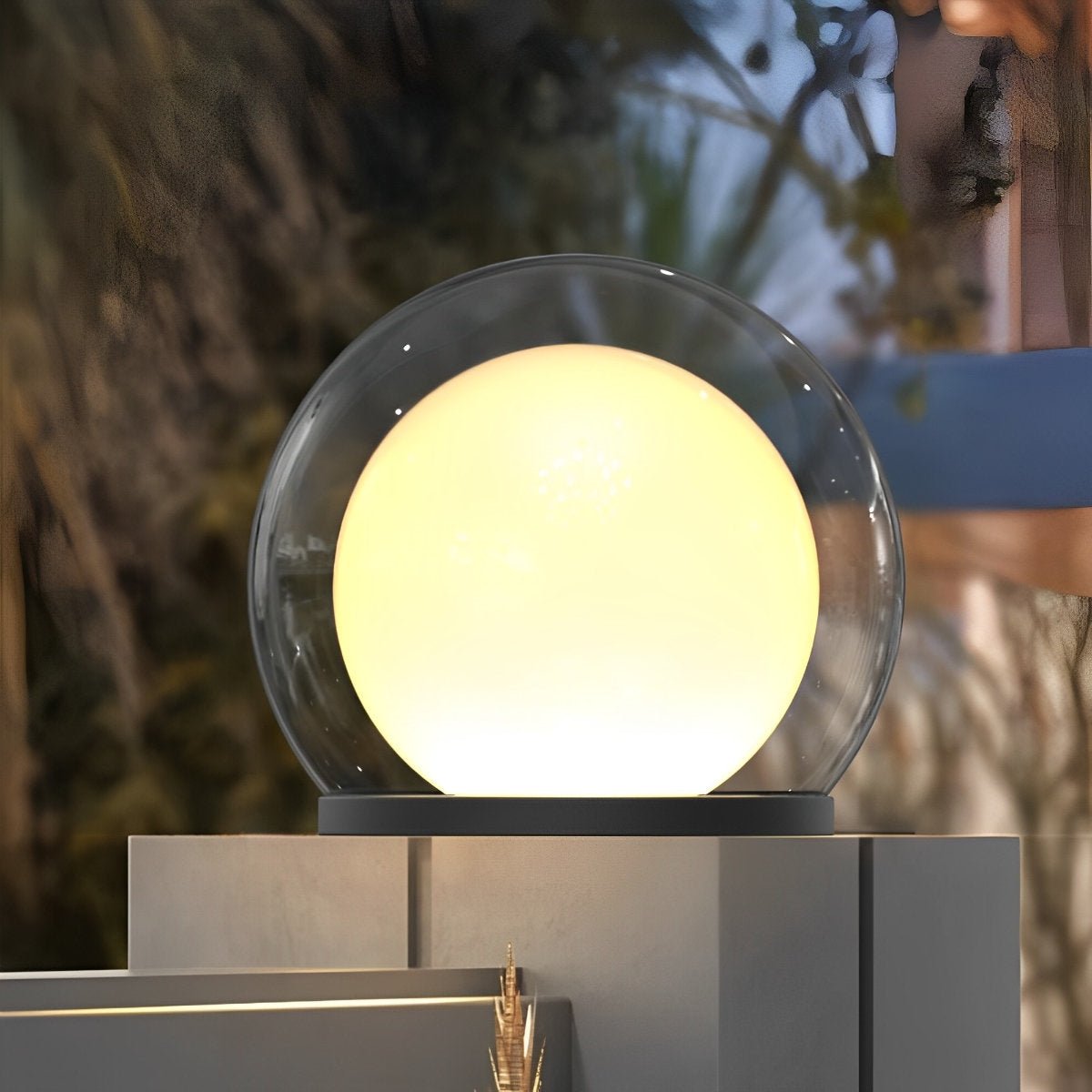 Waterproof Modern Moon Bubble Post Light Landscape Light - Flyachilles