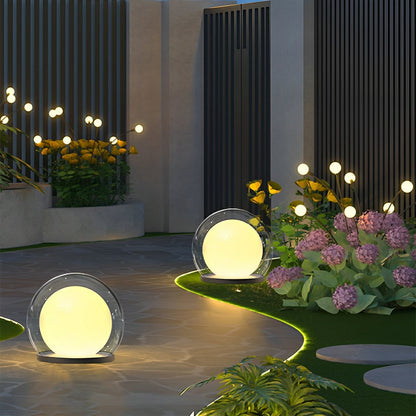 Waterproof Modern Moon Bubble Post Light Landscape Light - Flyachilles