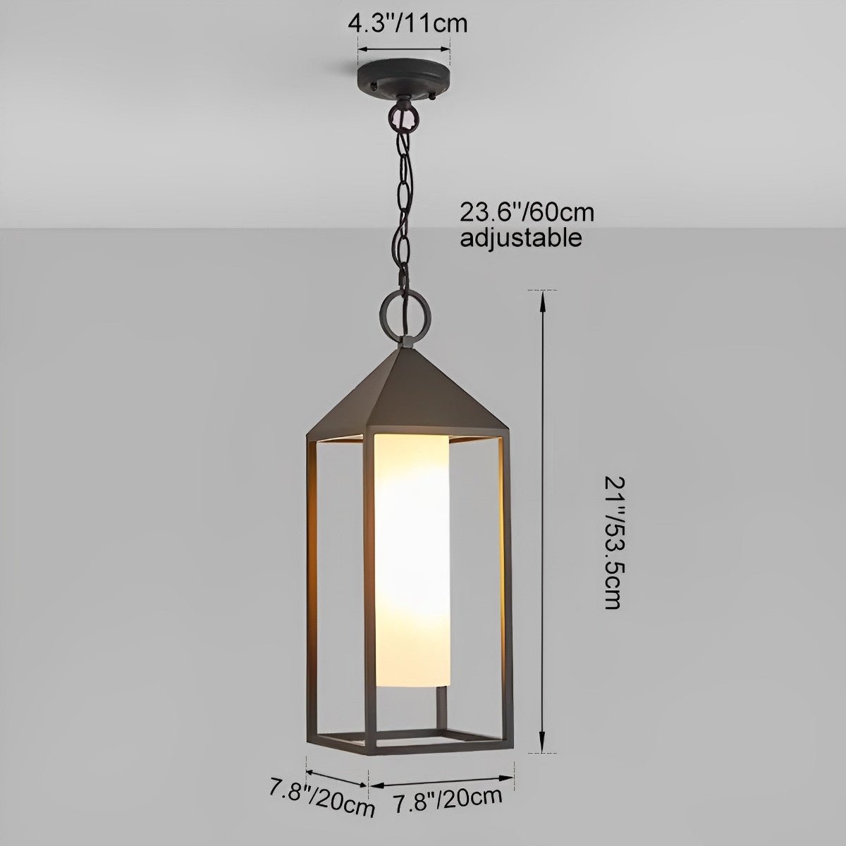 Waterproof Modern Outdoor Hanging Lantern Pendant Lights - Flyachilles