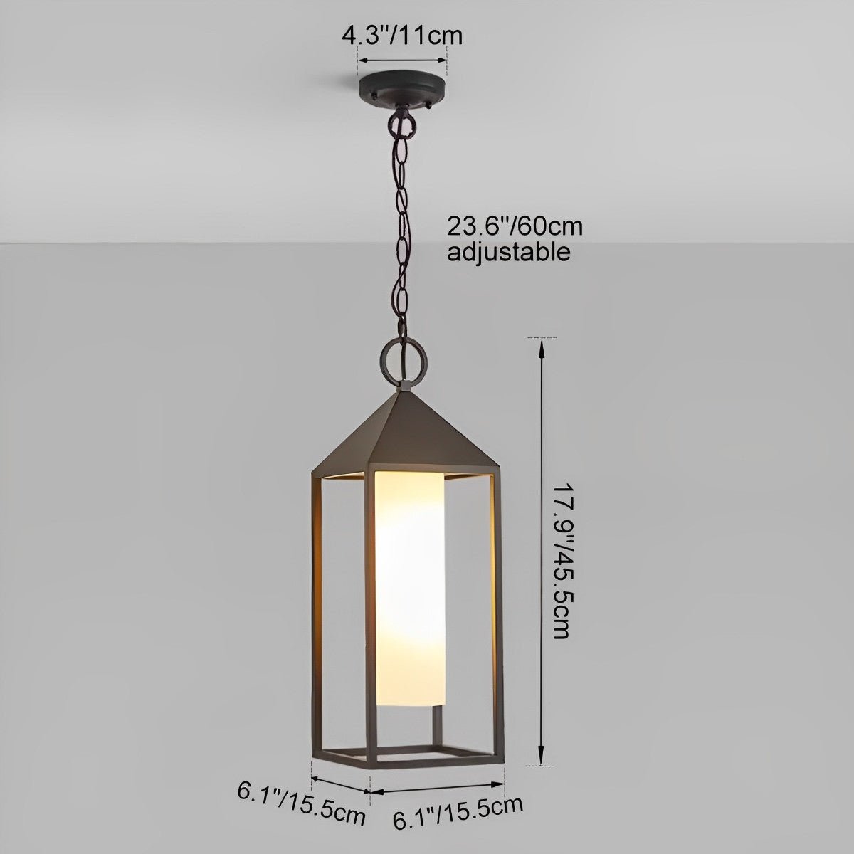 Waterproof Modern Outdoor Hanging Lantern Pendant Lights - Flyachilles