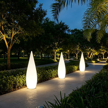 Waterproof Modern Outdoor LED Cone Lights Lawn Landscape Lighting - Flyachilles