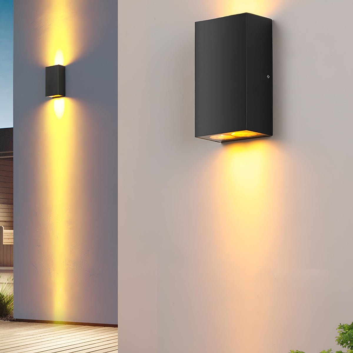 Waterproof Rectangular Up&Down LED Outdoor Wall Washer Lights – Flyachilles