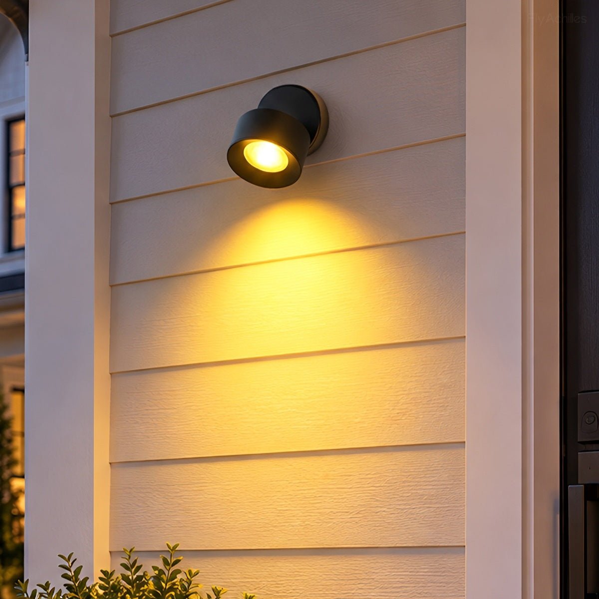 Waterproof Modern Round Adjustable Angle Outdoor Porch LED Wall Lights - Flyachilles