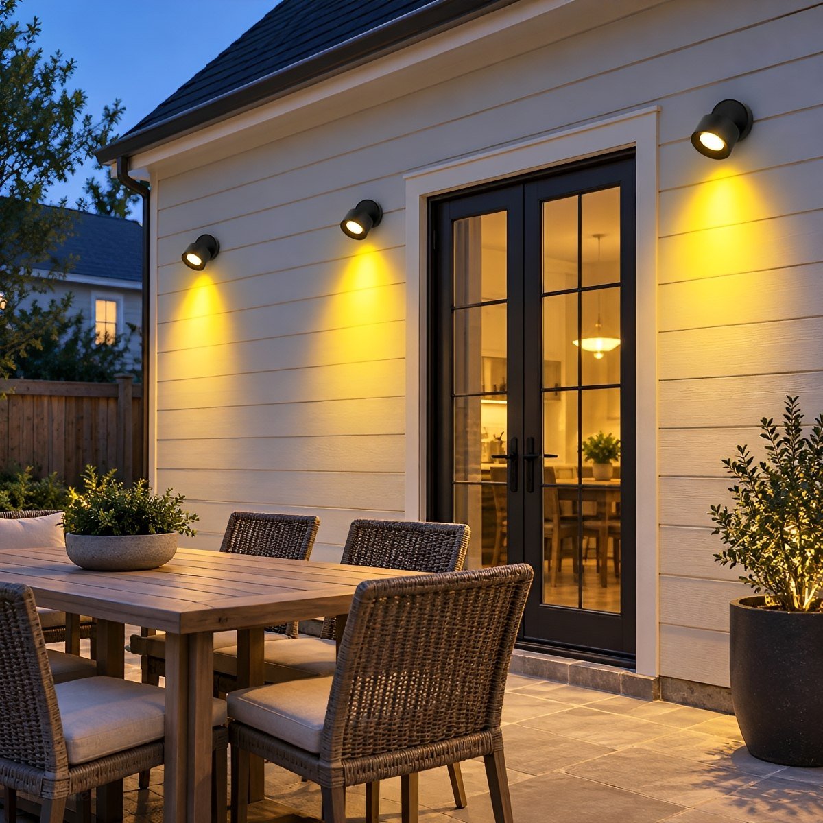 Waterproof Modern Round Adjustable Angle Outdoor Porch LED Wall Lights - Flyachilles