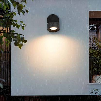 Waterproof Modern Round Adjustable Angle Outdoor Porch LED Wall Lights - Flyachilles