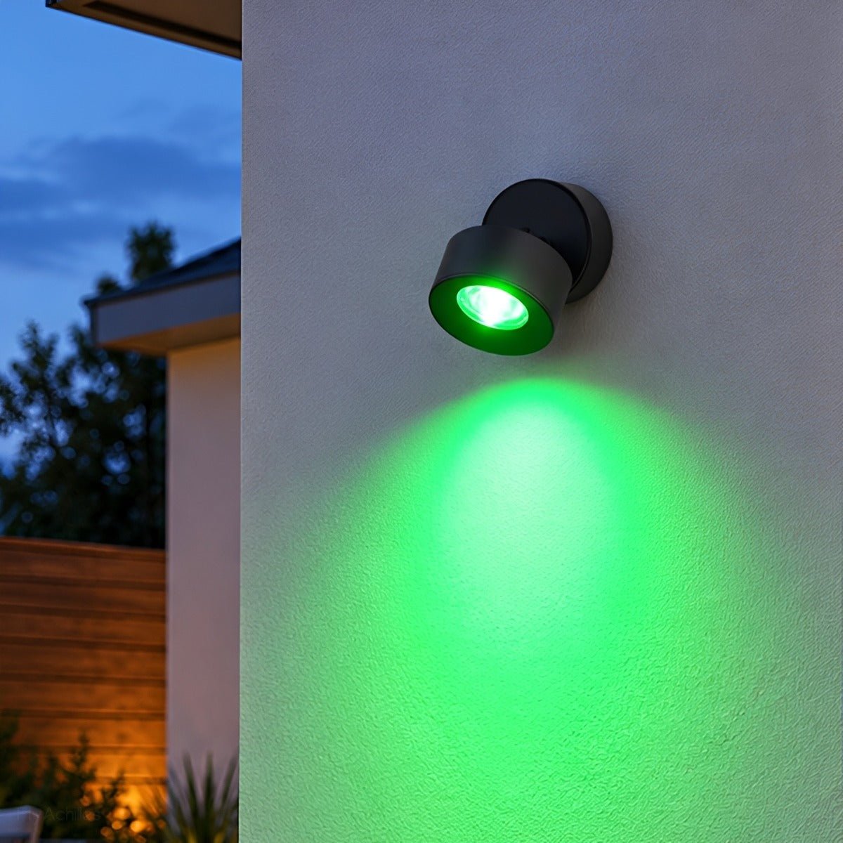 Waterproof Modern Round Adjustable Angle Outdoor Porch LED Wall Lights - Flyachilles