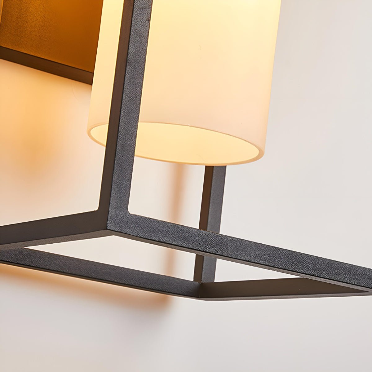 Waterproof Modern Rustic Rectangular Lantern Outdoor LED Porch Wall Lights - Flyachilles