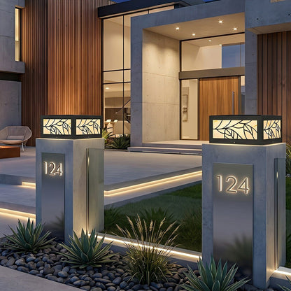 Waterproof Modern Square LED Outdoor Deck Post Lights Pillar Light - Flyachilles